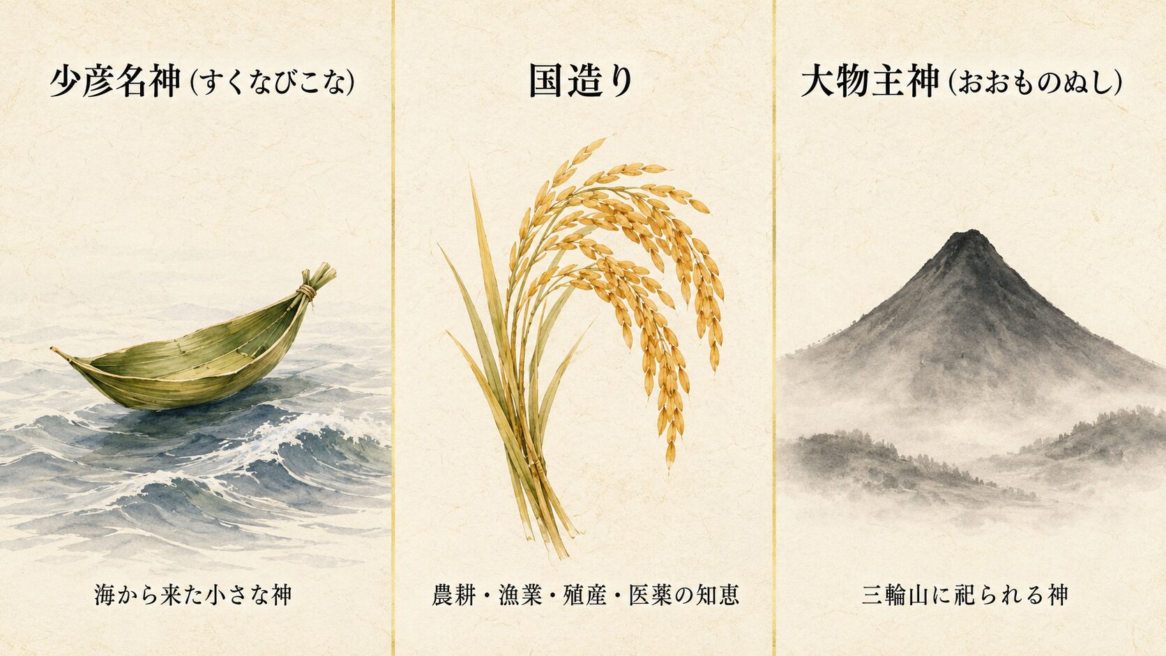 ivory washi 卓上に painterly な縦長の歌の短冊と杯(さかずき)、夜の月光が静かに照らす構図、ヤチホコの神とヌナカワヒメ・スセリヒメとの歌物語を象徴